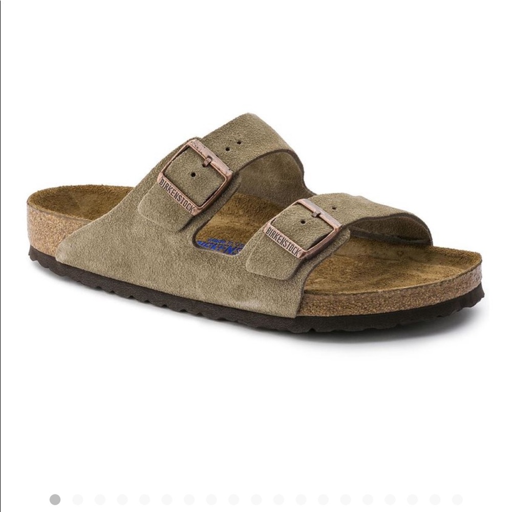 Birkenstock Arizona Soft Footbed Sandal in Taupe